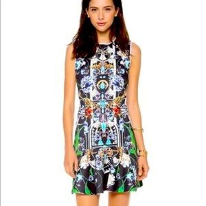 Clover Canyon/Versace Style Panther Neoprene Dress